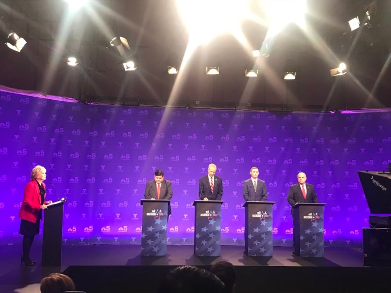 Pritzker, Rauner clash in debate — 1IL