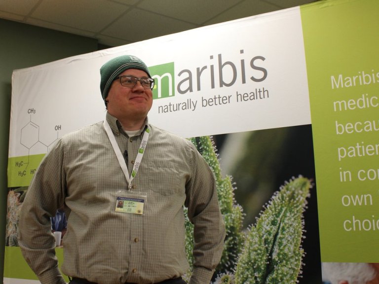  NORML Illinois Executive Director Dan Linn talks legalization at the medical-marijuana dispensary he manages in Chicago. (One Illinois/Ted Cox) 