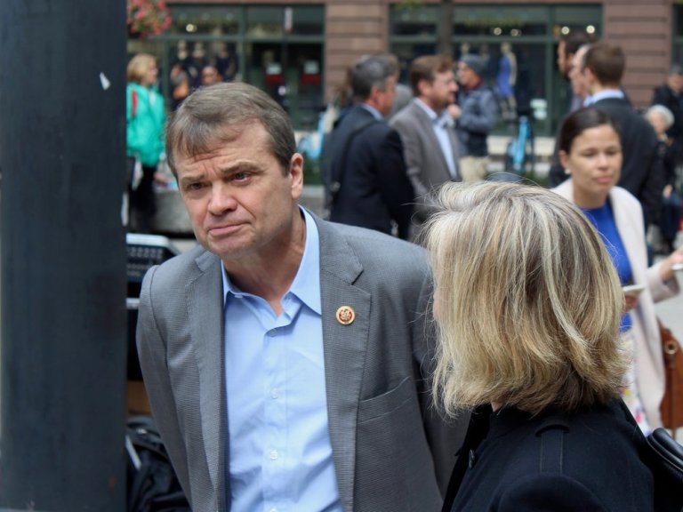 Congressman Mike Quigley has been one of President Trump’s harshest critics, but nevertheless voted with the president more often than vote tallies would have suggested. (One Illinois/Ted Cox)