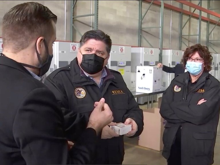 Gov. Pritzker oversaw delivery of the first COVID-19 vaccines this month as Illinois took the early lead in a nationwide inoculation program. (Illinois Governor’s Office)
